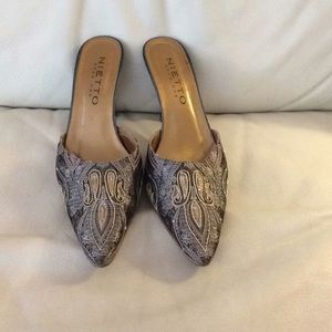 Nietto embellished heels